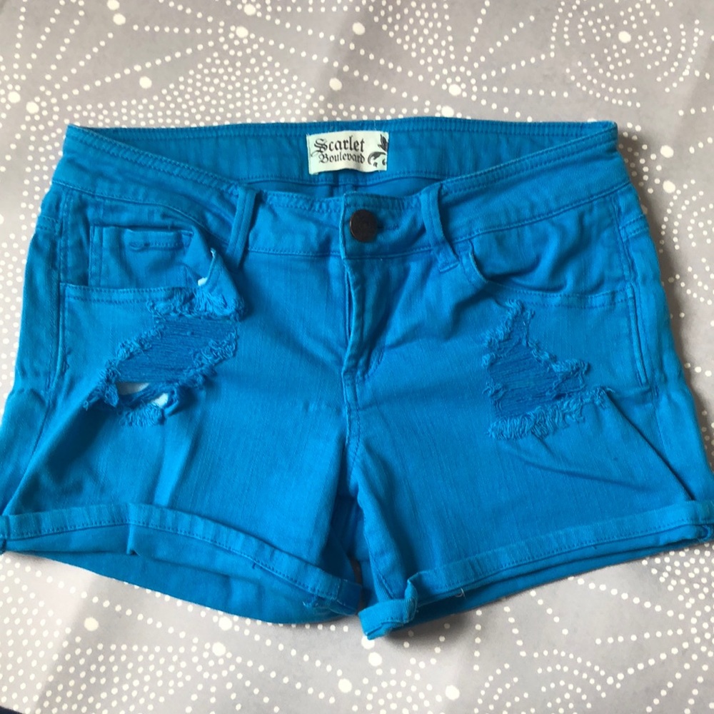 Blue denim Shorts